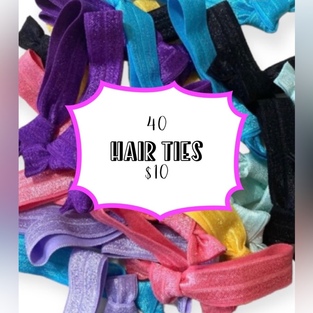 Handmade Creaseless hair ties